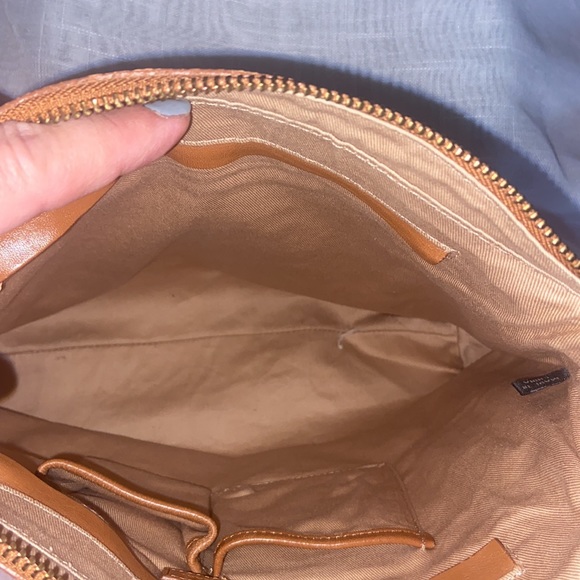 Antonio Melani Handbag/Satchel-Tan Leather - Picture 4 of 11